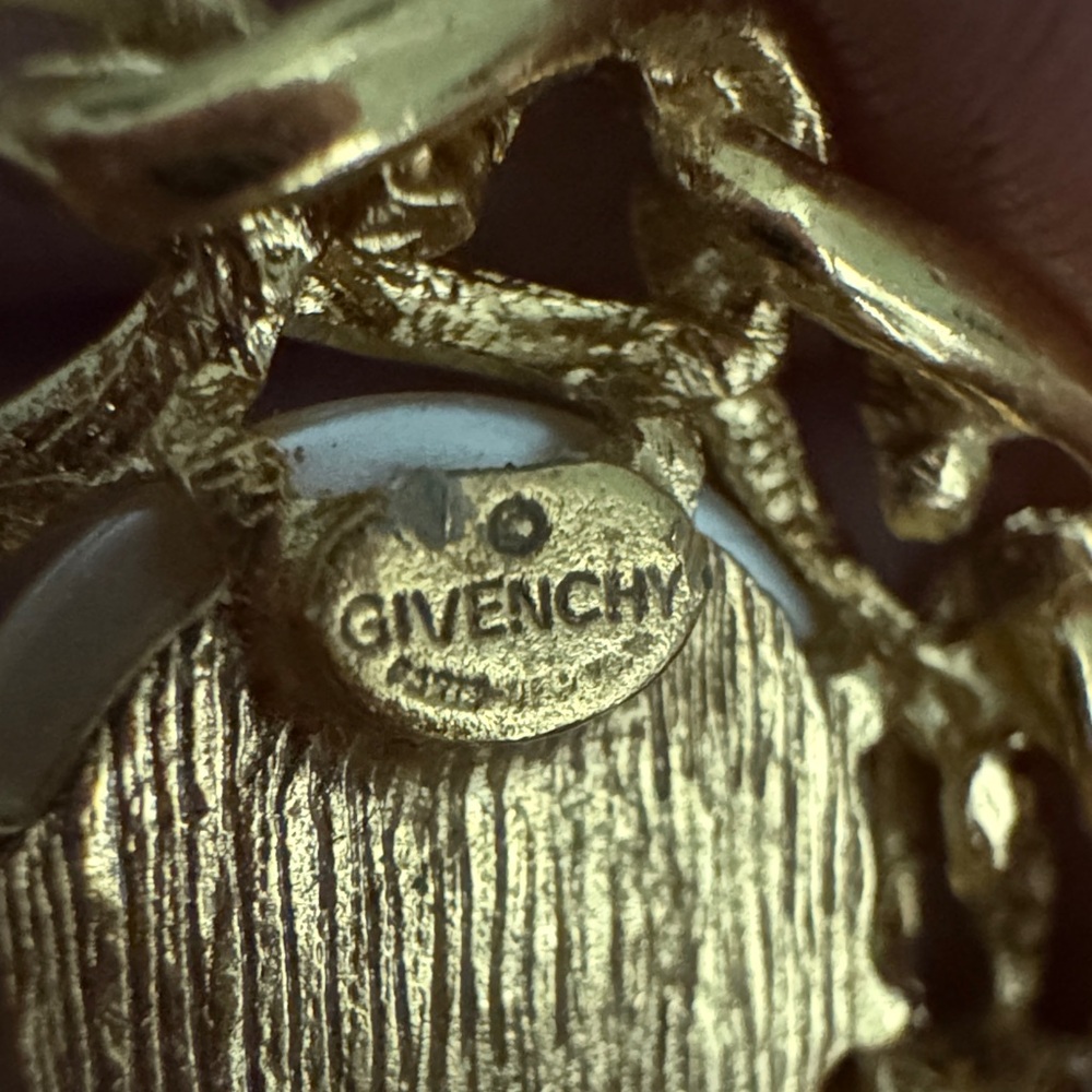 Givenchy Gold and Pearl Earrings - Picture 4 of 6
